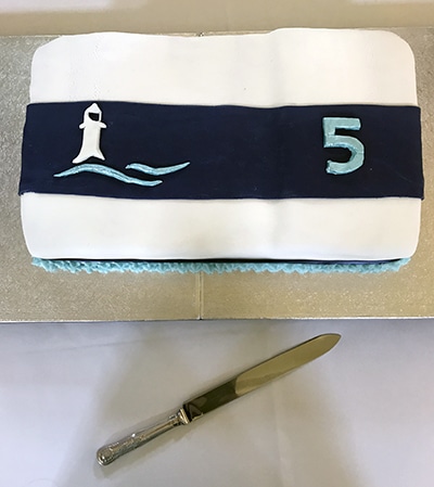 5 Year Anniversary Cake