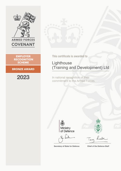 Armed Forces Covenant Certificate