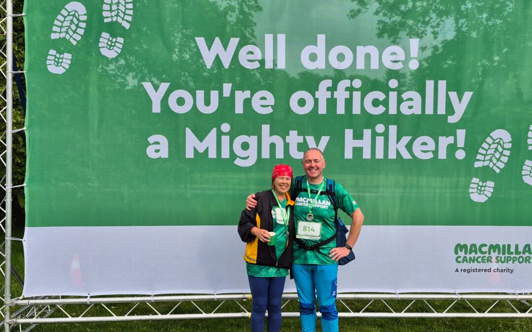 Charlie completes the Mighty Hike